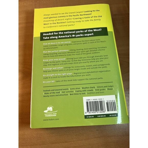 Fodor's National Parks of the West, 2nd Edition (Travel Guide) 2004 - Picture 3 of 6